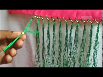 Saree Kuchu.tassel with multiple beads- easy techniques