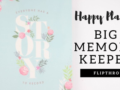 Big Happy Planner DELUXE MEMORY KEEPER Flipthrough! | At Home With Quita