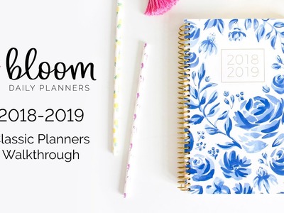 Bloom daily planners® 2018-2019 Classic Academic Year August - July Daily Planner Walkthrough