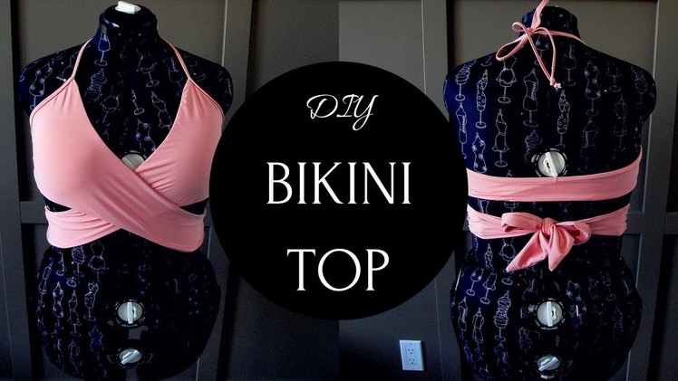 DIY Easy Cross-Front Bikini Top (with pattern)