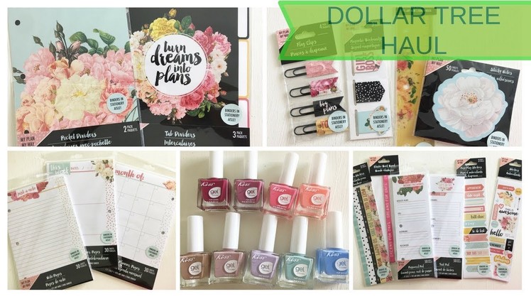 DOLLARTREE HAUL MAY'18 ~ New Planner Items and More