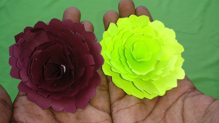 Easy Paper Flowers | Petals Flower Making with Papers DIY
