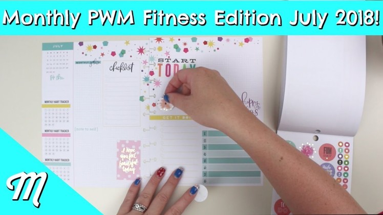 Happy Planner Monthly Plan With Me - Fitness Edition - July 2018