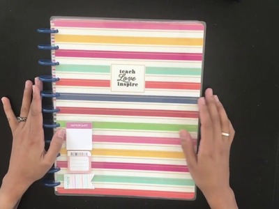 Happy Planner Teacher Planner 2017-2018: Simple Brights Box Kit
