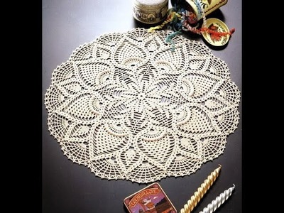 How to crochet doily free pattern