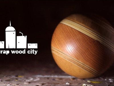 How to make a wooden sphere with random pattern on the lathe