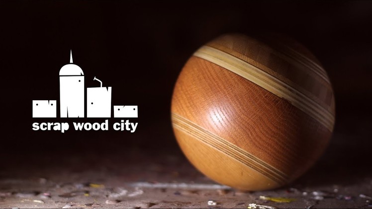 How to make a wooden sphere with random pattern on the lathe