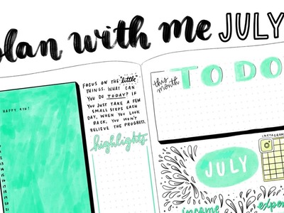 July Bullet Journal Set up | Plan With Me ! & Chit chat