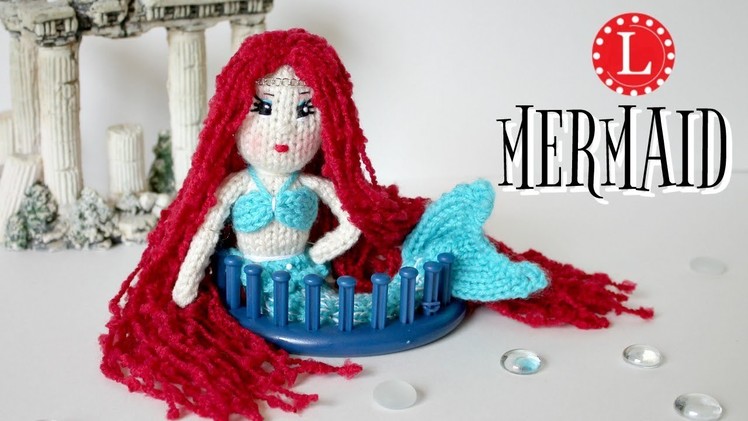 LOOM KNITTING Mermaid Doll Pattern on a Small Round Loom
