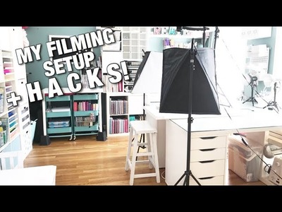 My Planner FILM SETUP ???? for YOUTUBE and INSTAGRAM! + OVERHEAD Filming HACK! | At Home With Quita