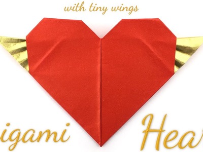 Origami Heart with tiny Wings Tutorial (Hyo Ahn)