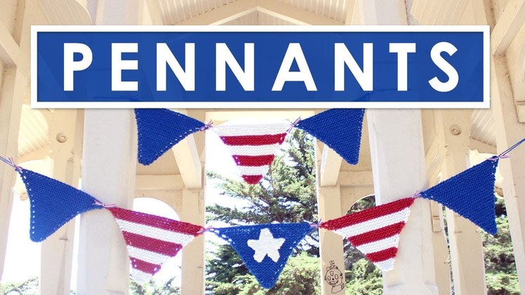 Patriotic Pennant Banner | Summer Knit Series