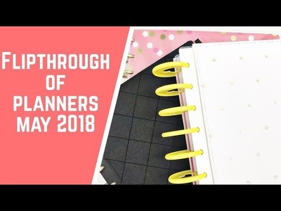 Planner Flipthrough of May 2018