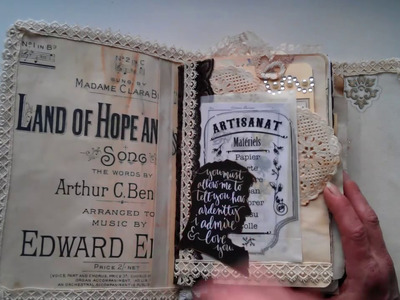 Vintage Jane Austen journal for a swap