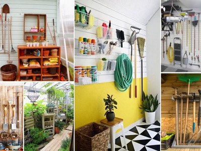 100 Creative Storage and Organization for Your Garden | DIY Garden