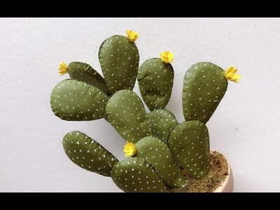 ABC TV | How To Make Miniature Paper Cactus Tree From Shape Punch - Craft Tutorial