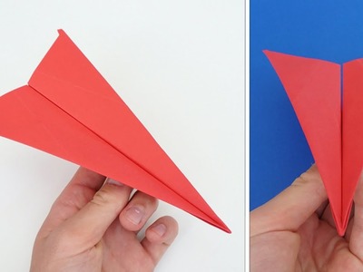 Awesome Paper Airplane that Flies Incredibly Fast and Straight! - How to Fold Stingray