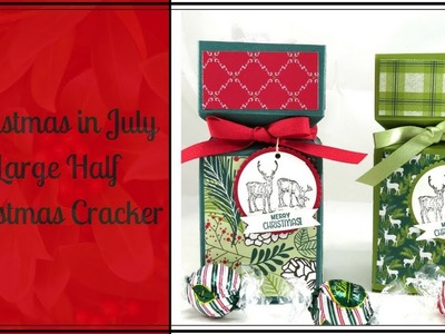 Christmas In July Large Half Christmas Cracker