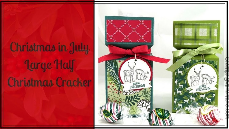 Christmas In July Large Half Christmas Cracker
