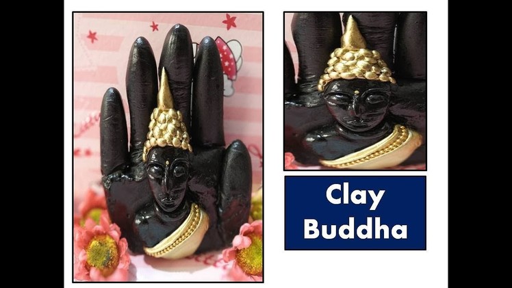 DIY | clay mural Buddha using shipkar clay | home decor ideas