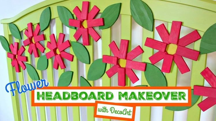 DIY Flower Headboard