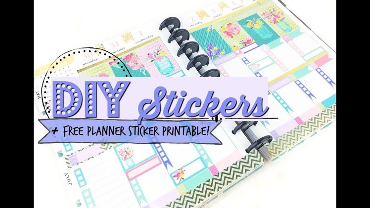 Free Printable! + How to Make Planner Stickers - Step by Step Guide