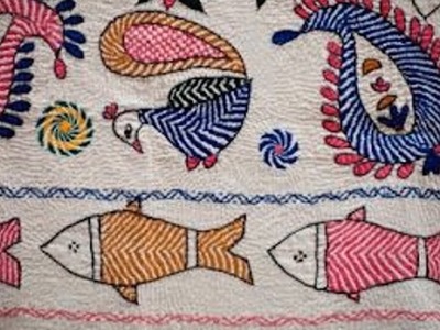 Hand Embroidery Design- Nakshi katha-নকশী কাঁথা ডিজাইন