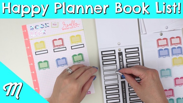 How To Make A Happy Planner Book List! - Plan With Me