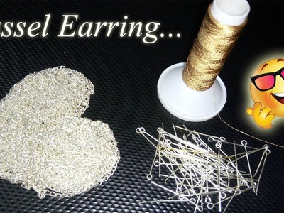 How To Make Beautiful Silk Thread Tassel Earrings At Home | DIY | Jewelry Making | DiyArtiePie