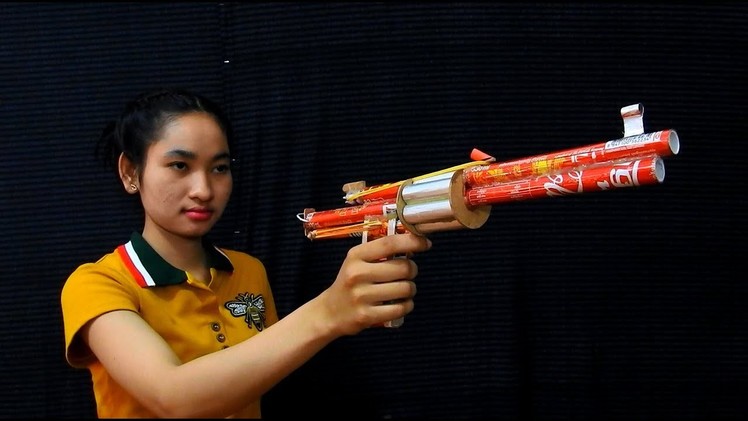 How To Make Coca Cola Gun For Entertainment  - Coca Cola Gun