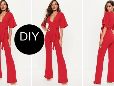 HOW TO MAKE JUMPSUIT - EASY SEWING - BEGINNER SEWING