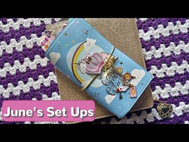 June 2018 Planner Set Ups | RECOLLECTIONS SPIRAL AND TRAVELERS NOTEBOOK