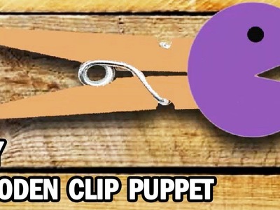 Learning Videos For Kids |How To Make A Wooden Clip Puppet |Art And Craft Videos | DIY |Ultra Crafts