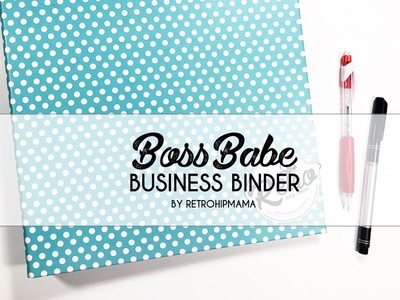 Look Inside 2018 Boss Babe Business Binder. NEW PLANNER SETUP