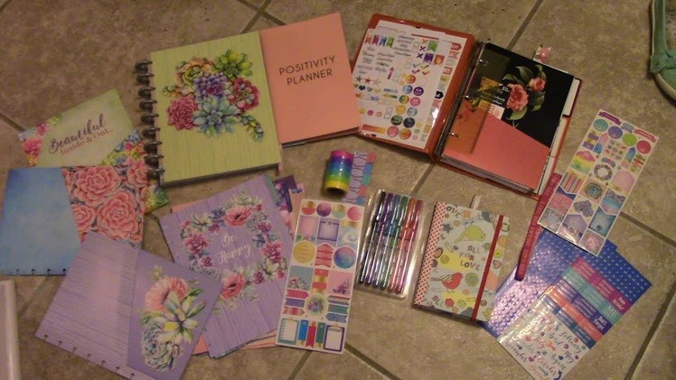 Looking at my planner&Journal plus a Planner Haul!!
