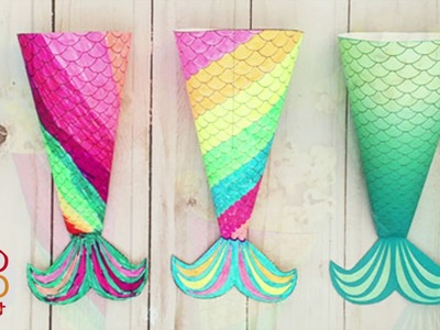 Mermaid Tails Printables - DIY Mermaid Party Sleepover