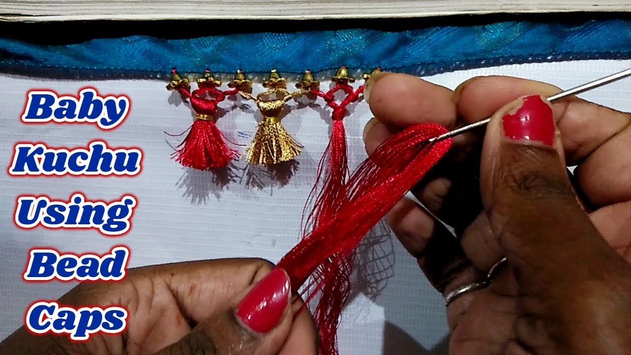 New Saree Kuchu Design using bead caps I Ladies Club