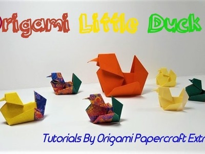 Origami Baby Duck -Tutorials By Origami paperCraft