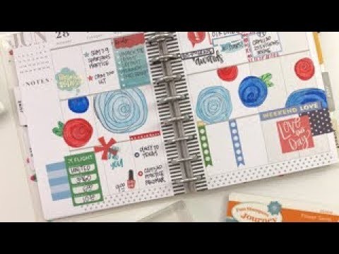 Plan With Me: May 28-June 3, 2018 [The Happy Planner Create 365 Stickers + Stamps How To]