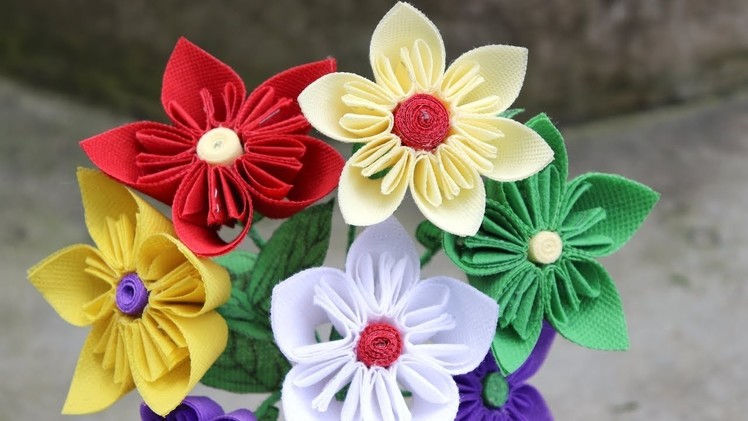 Shopping Bag Flower | Best out of Waste Idea | Handmade Flower Making Using Waste disposable BAG