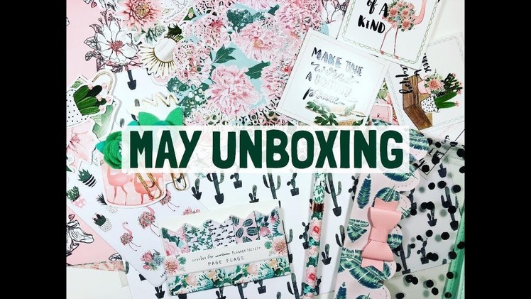 The Planner Society Kit | May 2018 Unboxing - My Favorite Plant!