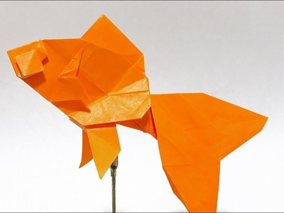 折り紙「金魚」の折り方／Origami Goldfish (sakusaku858 )