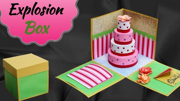Tutorial : Best Explosion Box for Birthday Gift | Friendship Day Gift Ideas |
