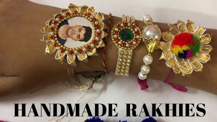 5 diy different kinds of rakhies tutorial | diy rakhi | how to make rakhi at home