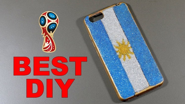 Amazing DIY Argentina Flag Phone Case | How To Make Argentina Flag Phone Case