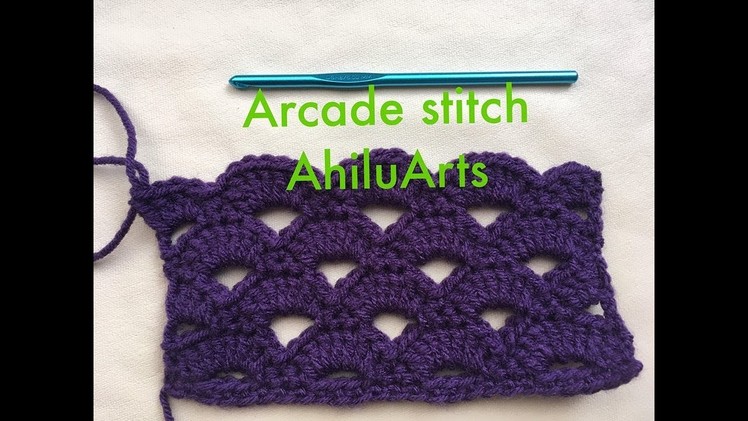 Arcade Stitch - Crochet Tutorial - Tamil - DIY Tutorial