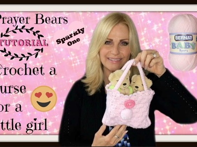 ???????? Crochet a Prayer Bear Purse for Little Girls???? Tutorial ????