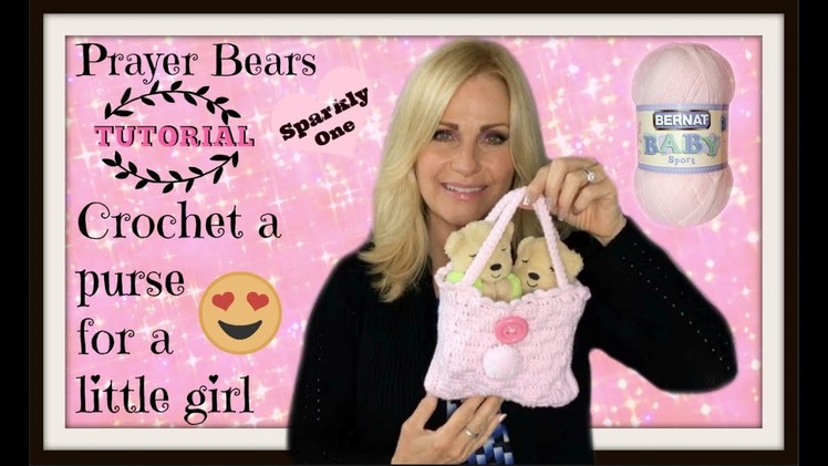 ???????? Crochet a Prayer Bear Purse for Little Girls???? Tutorial ????