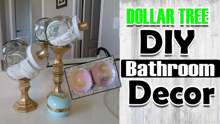 DIY Dollartree Bathroom Decor