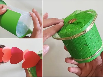 DIY Jewelry Holder | DIY Pop up Surprise Box | Creative Way to Reuse Plastic